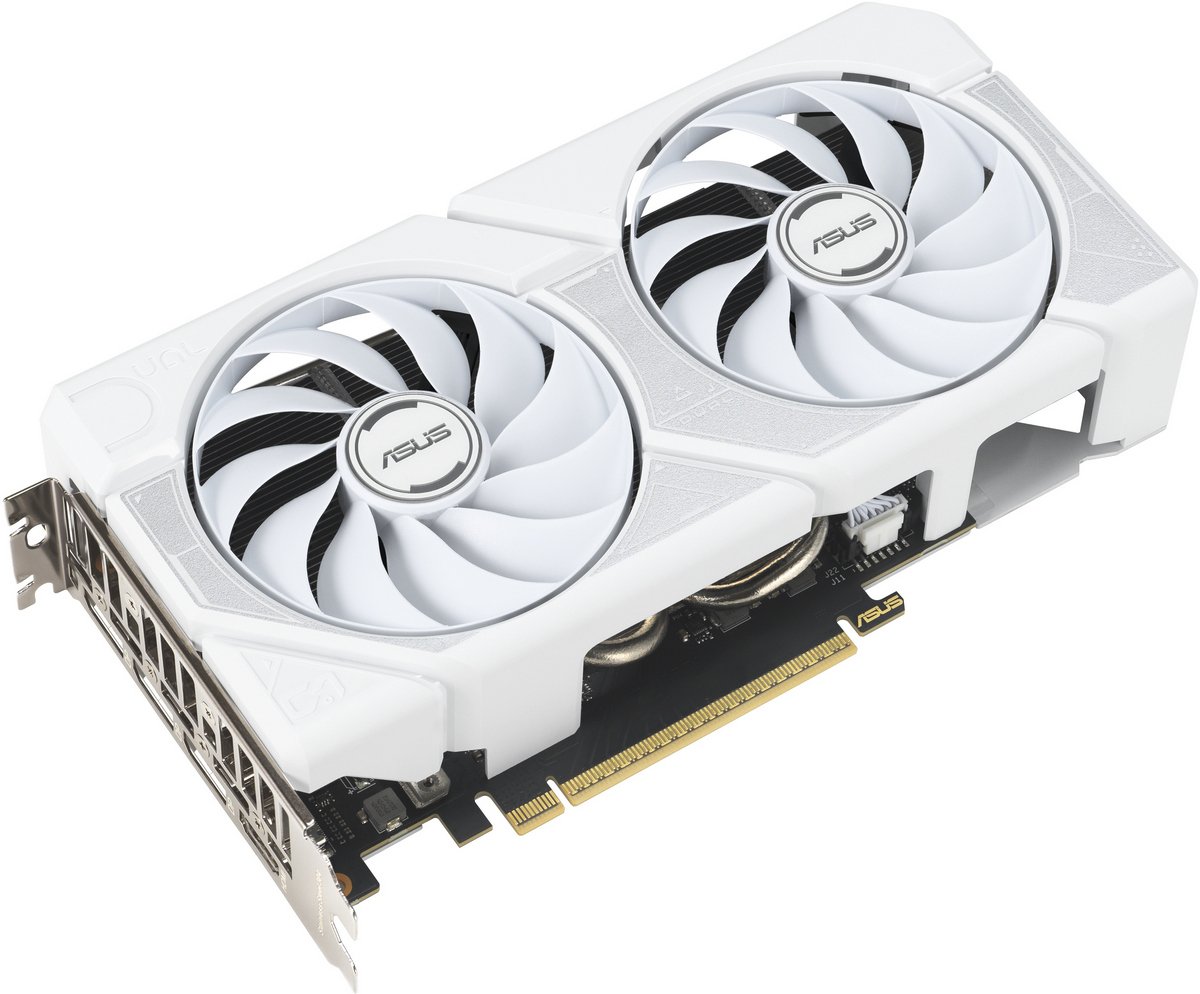 Відеокарта GeForce RTX 5060 Ti 16 GDDR7 Asus DUAL OC WHITE (DUAL-RTX5060TI-O16G-WHITE) - зображення 3