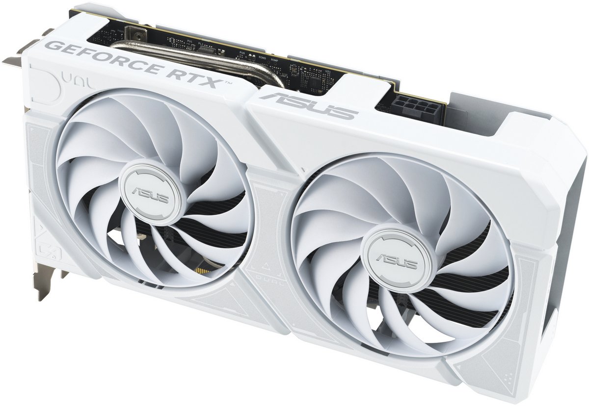 Відеокарта GeForce RTX 5060 Ti 16 GDDR7 Asus DUAL OC WHITE (DUAL-RTX5060TI-O16G-WHITE) - зображення 5
