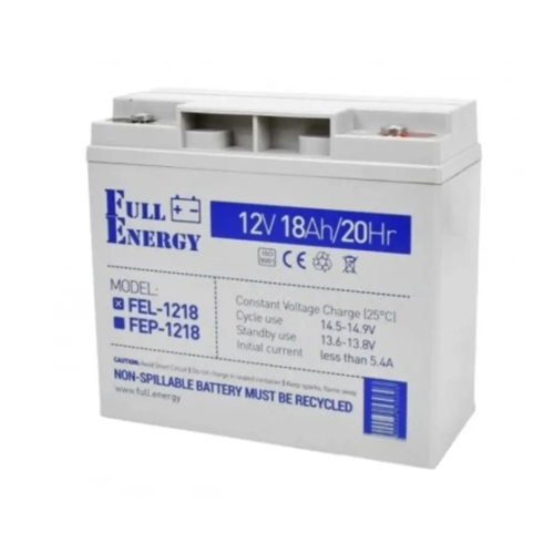 Акумуляторна батарея Full Energy FEL-1218 12V 18Ah\/20Hr гелева - зображення 1