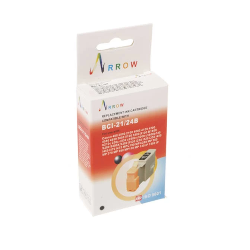 Картридж Arrow Canon BCI-21Bk\/BCI-24Bk Black (BCI21\/24B) - зображення 1