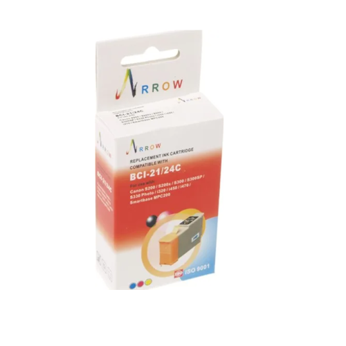 Картридж Arrow Canon BCI-21C\/BCI-24C Color (BCI21\/24C) - зображення 1
