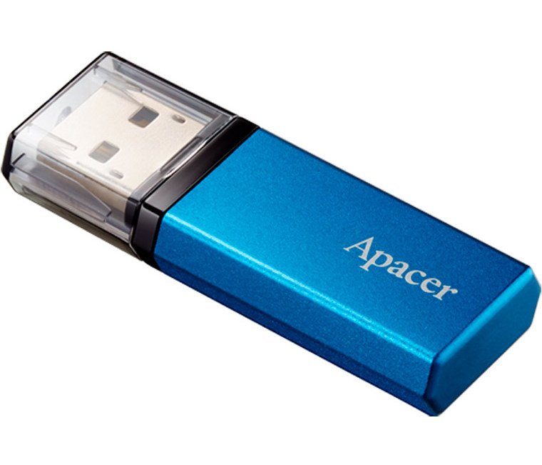 Флеш пам'ять USB 64 Gb Apacer AH25C Ocean Blue USB3.2, пластик\/метал - зображення 2