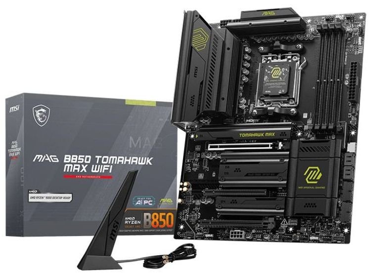 Мат. плата AM5 MSI MAG B850 TOMAHAWK MAX WIF - зображення 1