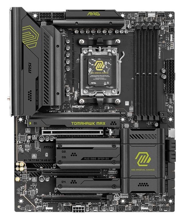 Мат. плата AM5 MSI MAG B850 TOMAHAWK MAX WIF - зображення 3