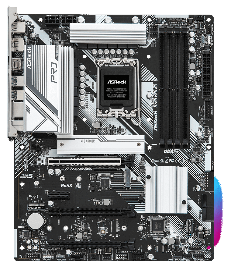 Мат. плата 1700 ASRock B760 PRO RS - зображення 2