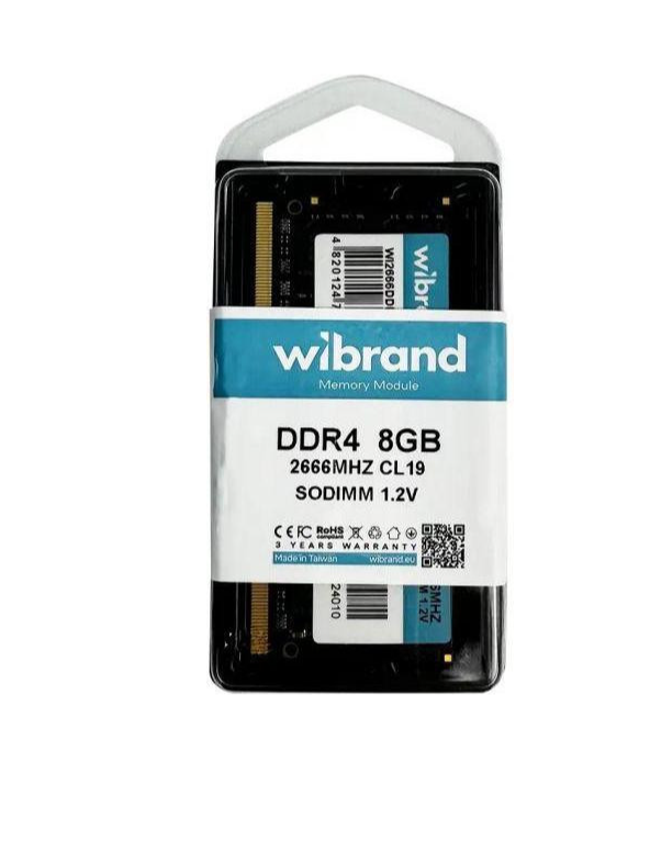 Пам'ять DDR4-2666 8 Gb Wibrand 2666MHz SoDIMM - зображення 3