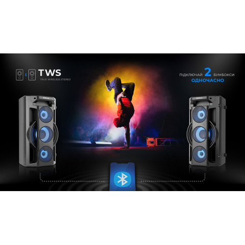 Колонка портативна REAL-EL X-777 Black - зображення 8