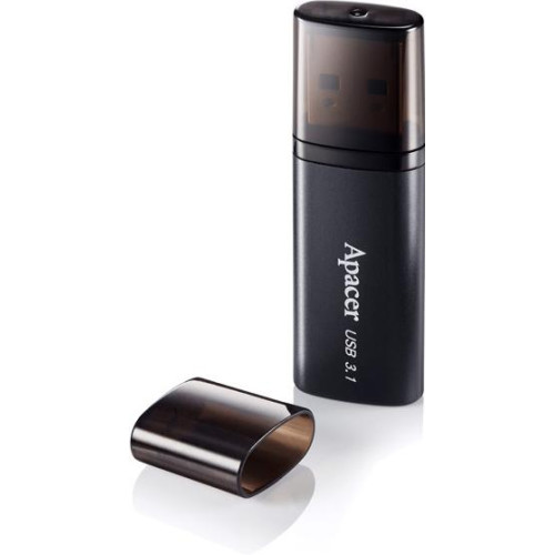 Флеш пам'ять USB 128Gb Apacer AH25B Black USB3.2 Gen 1, пластик\/метал - зображення 3