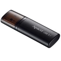 Флеш пам'ять USB 128Gb Apacer AH25B Black USB3.2 Gen 1, пластик/метал