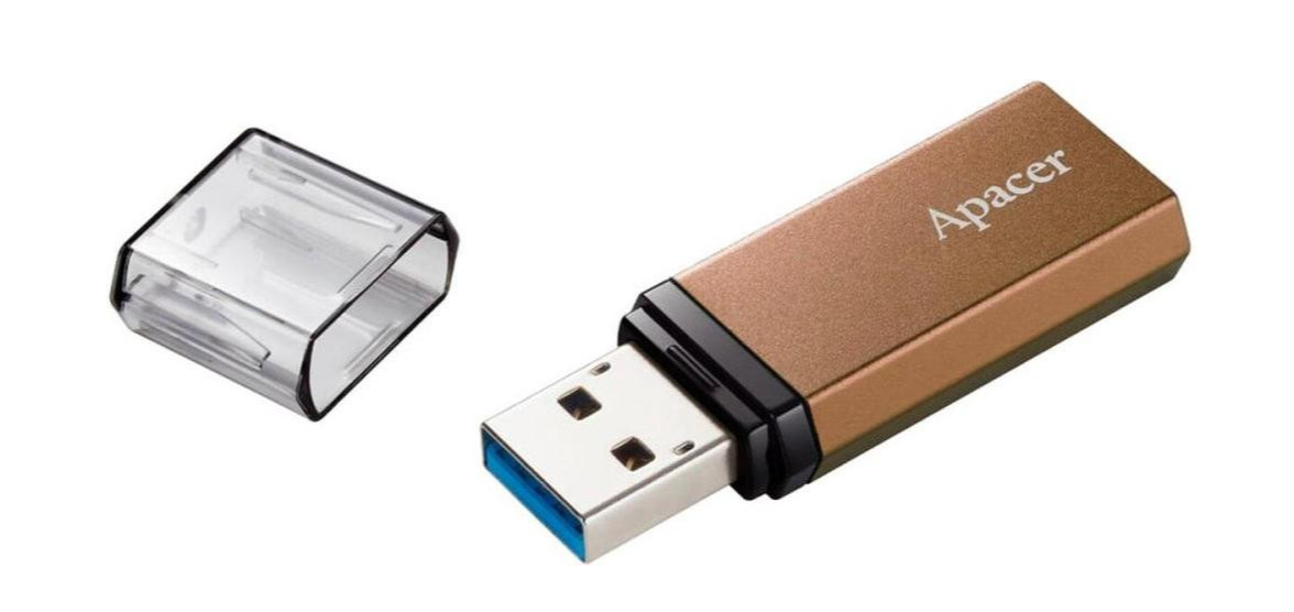 Флеш пам'ять USB 128Gb Apacer AH25C Classical Bronze USB3.2 Gen 1, пластик\/метал - зображення 3
