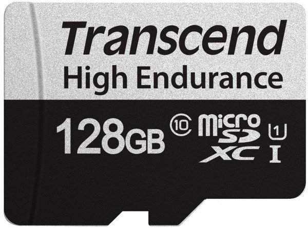 MicroSDXC 128 Gb Transcend High Endurance 350V Class 10, UHS-I U3, UHS-I U1, V30 - зображення 2