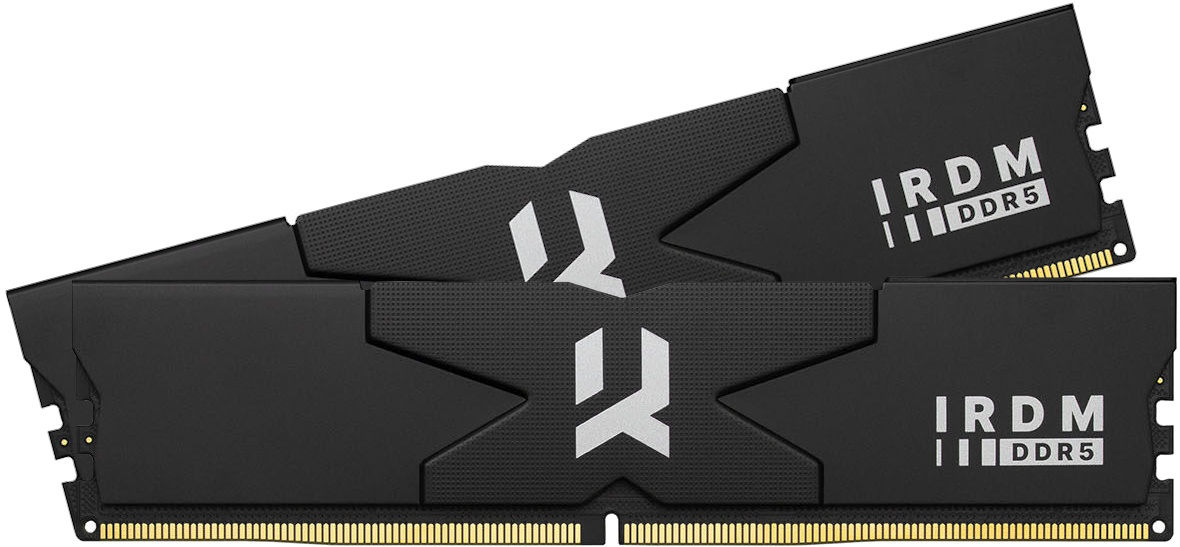 Пам'ять DDR5 RAM_64Gb (2x32Gb) 6000Mhz Goodram IRDM Black (IR-6000D564L30\/64GDC) - зображення 2