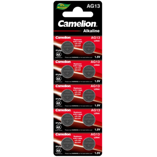 Батарейка AG13 \/ LR1154 \/ LR44 \/ V13GA Camelion Alkaline - зображення 1