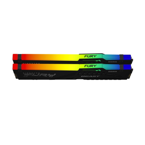 Пам'ять DDR5 RAM_32Gb (2x16Gb) 5600Mhz Kingston Fury Beast RGB EXPO (KF556C36BBEAK2-32) - зображення 3