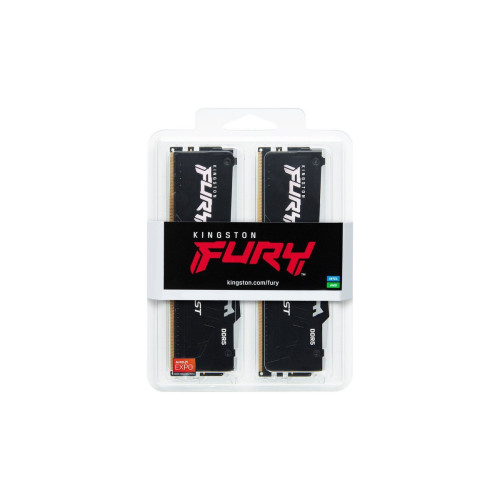 Пам'ять DDR5 RAM_32Gb (2x16Gb) 5600Mhz Kingston Fury Beast RGB EXPO (KF556C36BBEAK2-32) - зображення 4