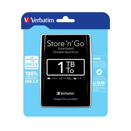 Зовнішній жорсткий диск HDD 1000Gb Verbatim Store 'n' Go (53023) - зображення 5