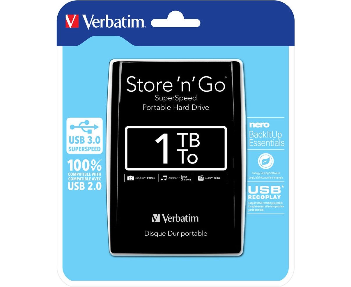 Зовнішній жорсткий диск HDD 1000Gb Verbatim Store 'n' Go (53023) - зображення 5
