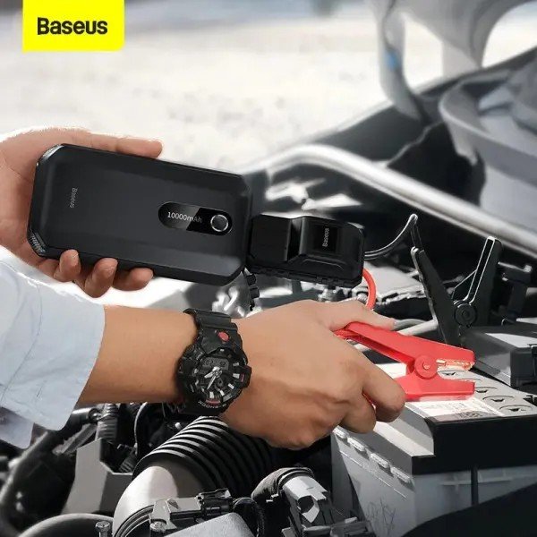 Пусковий пристрій для автомобілів Baseus Super Energy Car Jump Starter 10000mAh - зображення 9