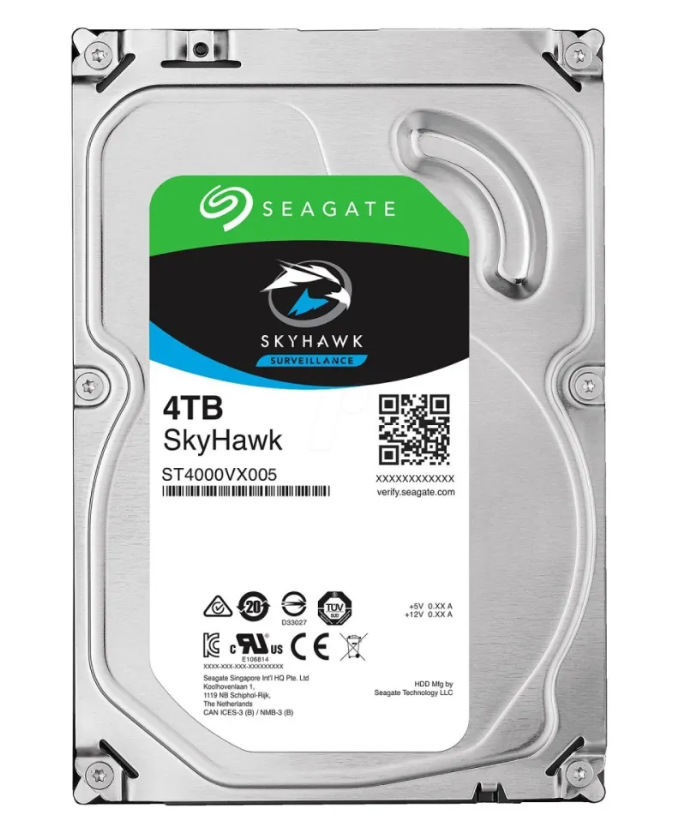 Жорсткий диск HDD 4000Gb Seagate ST4000VX005 SkyHawk Surveillance - зображення 1