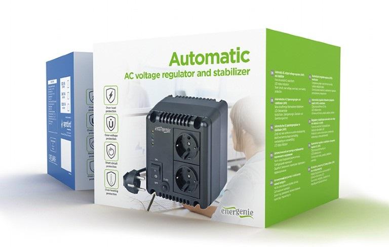 Стабілізатор напруги EnerGenie EG-AVR-1001 - зображення 3