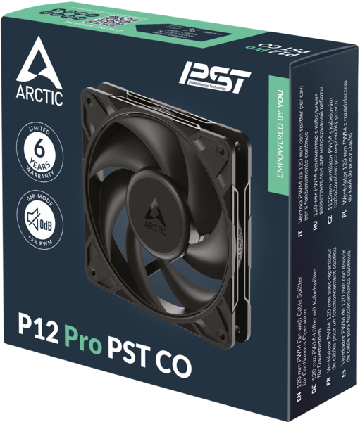 Вентилятор для корпусів 120 мм Arctic P12 PRO PST CO (ACFAN00312A) - зображення 6