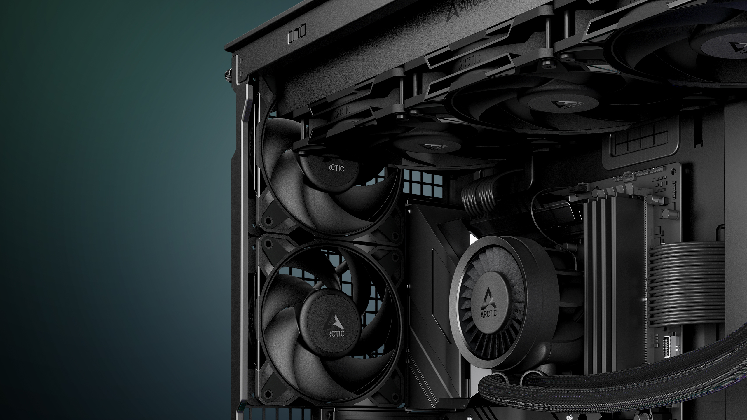 Вентилятор для корпусів 120 мм Arctic P12 PRO PST CO (ACFAN00312A) - зображення 7