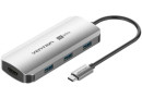 Концентратор Vention USB 3.1 Type-C to HDMI 4K60Hz\/USB 3.0x3\/PD 100W 5-in-1 - зображення 1
