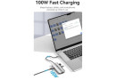 Концентратор Vention USB 3.1 Type-C to HDMI 4K60Hz\/USB 3.0x3\/PD 100W 5-in-1 - зображення 6