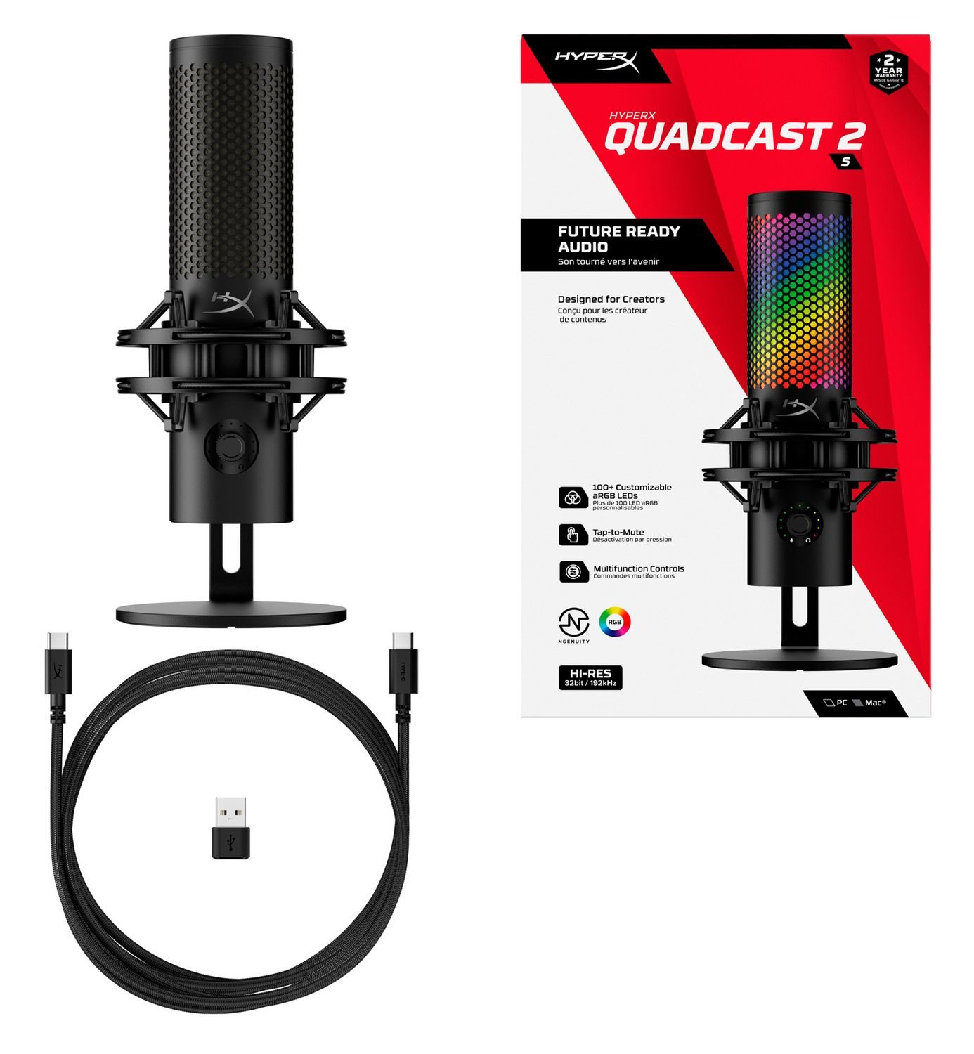 Мікрофон HyperX QuadCast 2 S - зображення 8