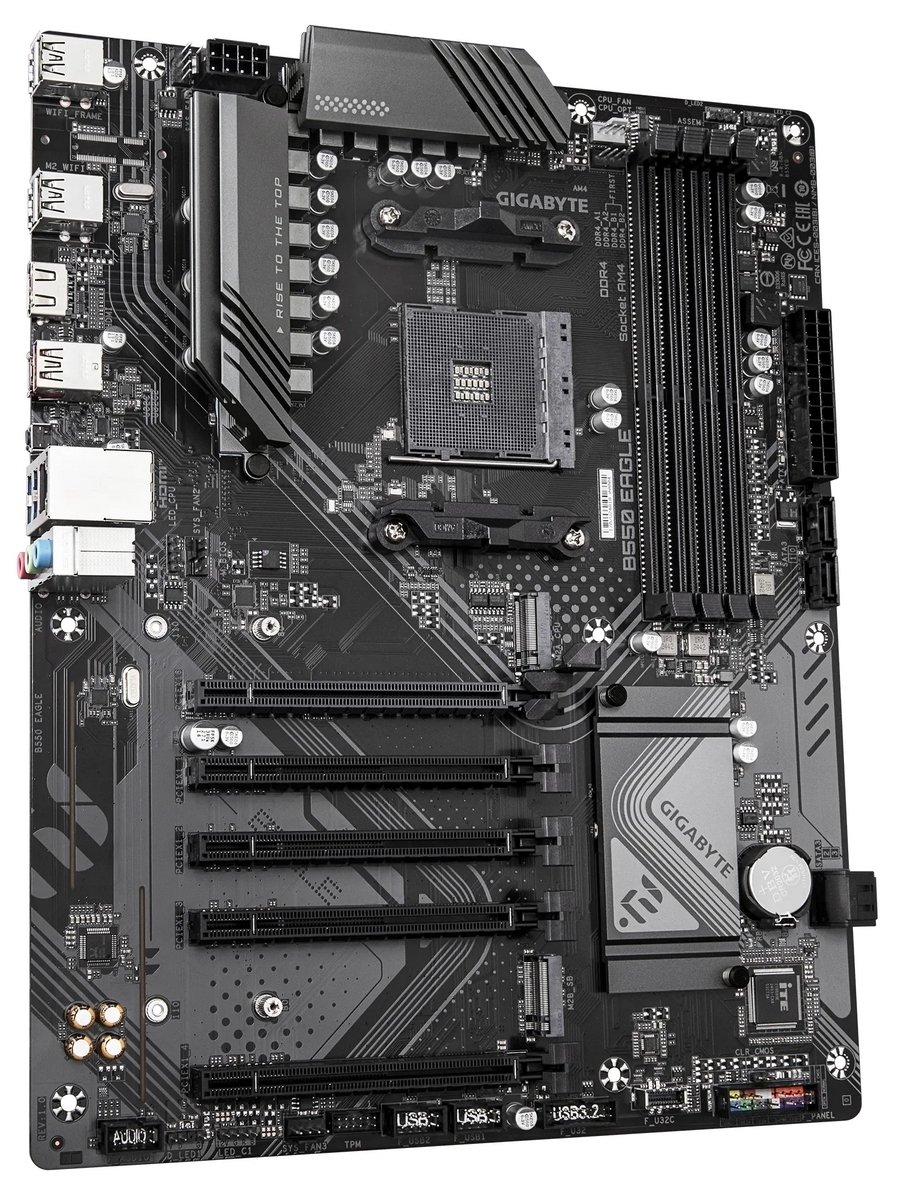 Мат. плата AM4 Gigabyte B550 EAGLE - зображення 3