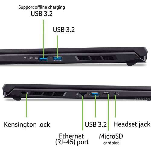 Ноутбук Acer Nitro V ANV17-41 (NH.QZKEP.00632) - зображення 7