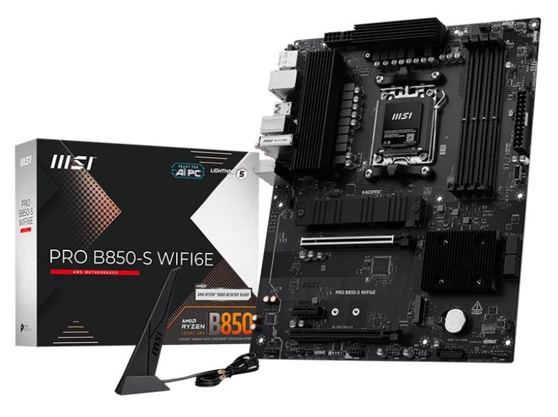 Мат. плата AM5 MSI PRO B850-S WIFI6E - зображення 1