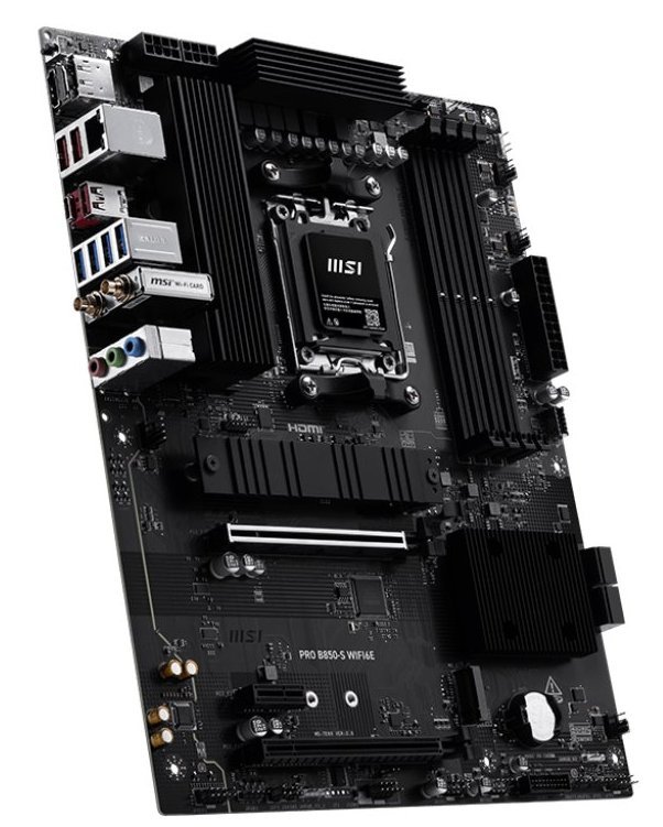 Мат. плата AM5 MSI PRO B850-S WIFI6E - зображення 4