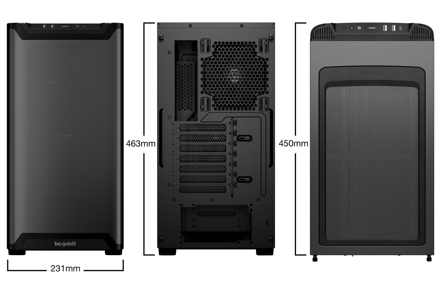 Корпус be quiet! PURE BASE 501 Airflow Black - зображення 5