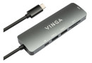 Концентратор Vinga USB 3.1 Type-C to to HDMI+USB3.0+USB 2.0+SD\/microSD+PD 6in1 - зображення 3