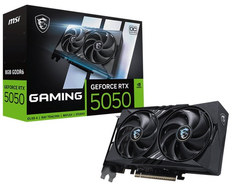 Відеокарта GeForce RTX 5050 8 GDDR6 MSI GAMING OC (RTX 5050 8G GAMING OC) - зображення 1