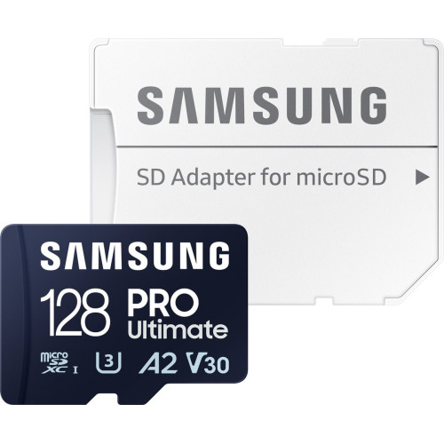 MicroSDXC 128 Gb Samsung Pro Ultimate UHS-I, U3, V30, A2 - зображення 1