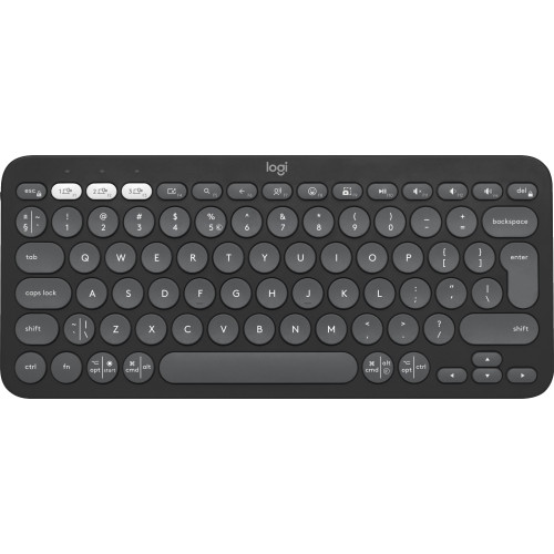 Клавіатура Logitech K380s Multi-Device Bluetooth UA Graphite - зображення 1