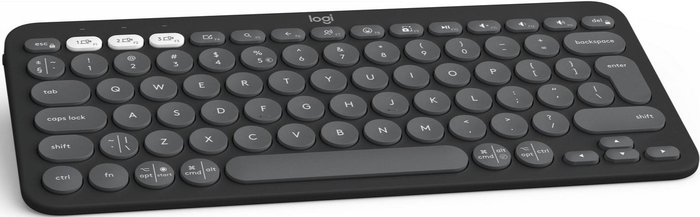 Клавіатура Logitech K380s Multi-Device Bluetooth UA Graphite - зображення 2