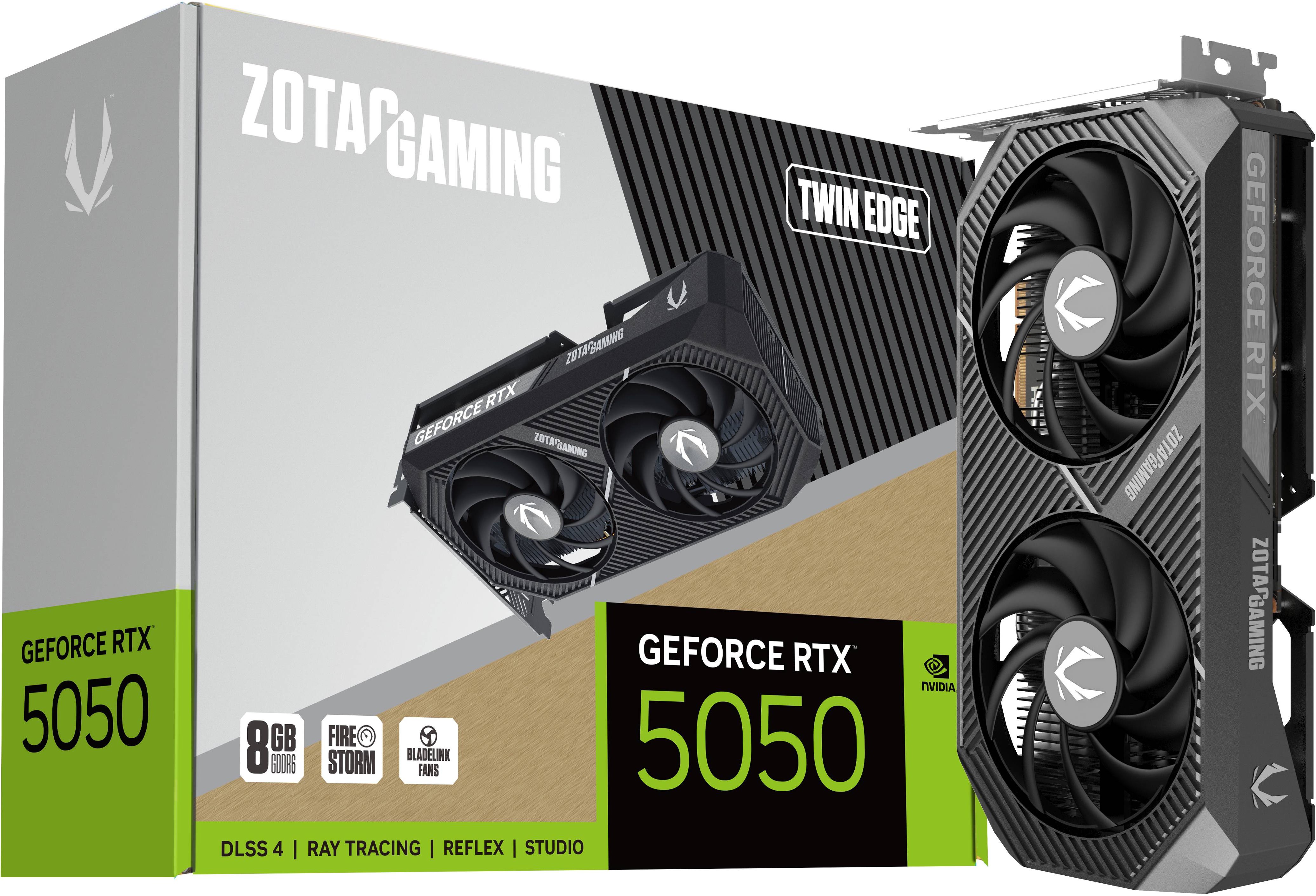 Відеокарта GeForce RTX 5050 8 GDDR6 ZOTAC Twin Edge (ZT-B50500E-10M) - зображення 1