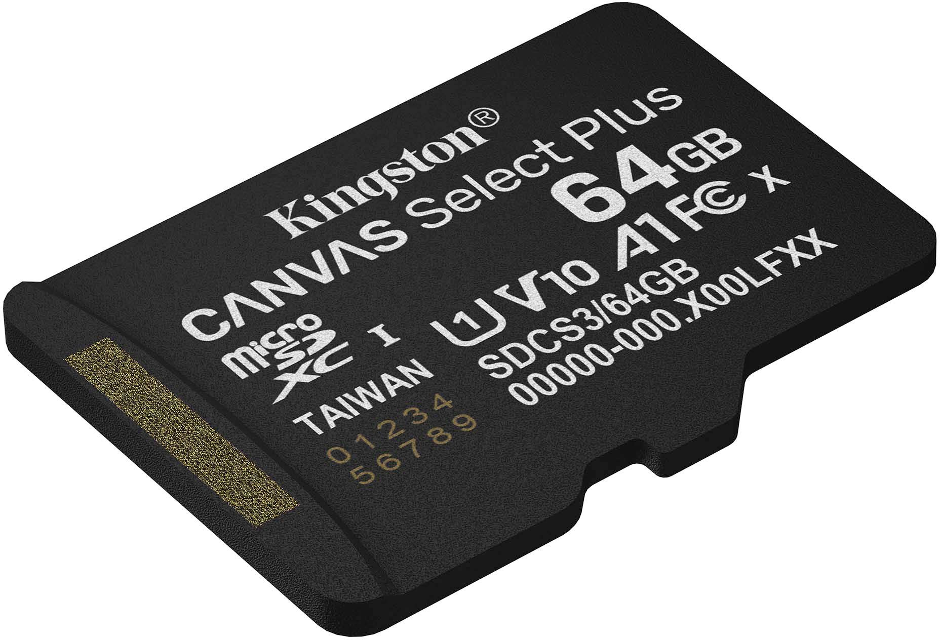 MicroSDXC 64 Gb Kingston Canvas Select Plus class 10 UHS-I A1 (SDCS3\/64GBSP) - зображення 2