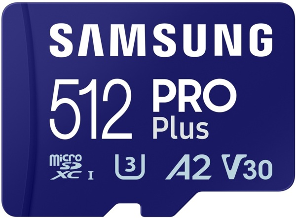 MicroSDXC 512 Gb Samsung PRO Plus UHS-I, U3, V30, A2 (MB-MD512SB\/WW) - зображення 3