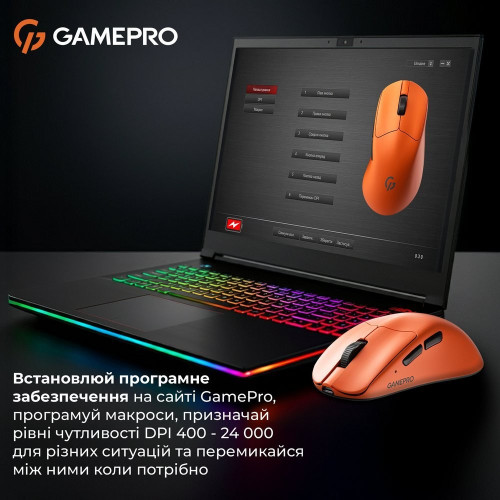 Мишка GamePro Genesis Avenger Orange (GM096O) - зображення 7
