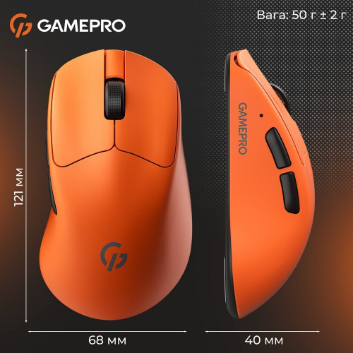 Мишка GamePro Genesis Avenger Orange (GM096O) - зображення 8