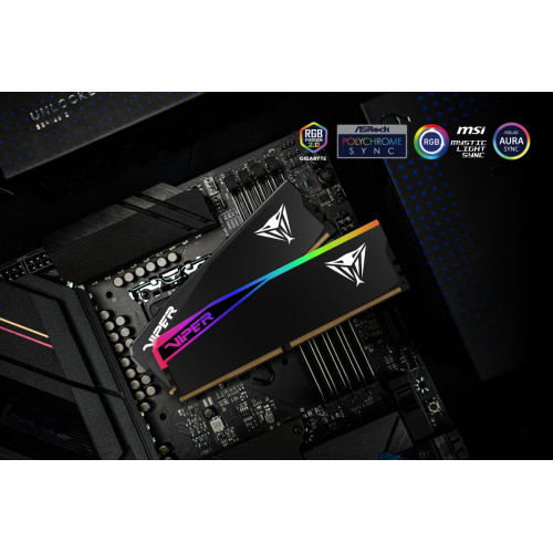Пам'ять DDR5 RAM_64Gb (2x32Gb) 6400Mhz Patriot Viper Elite 5 Ultra RGB (VEUR564G6432K) - зображення 6