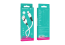 Кабель USB2 АM-Type C BOROFONE BX79 silicone white, 1м, 3A - зображення 3