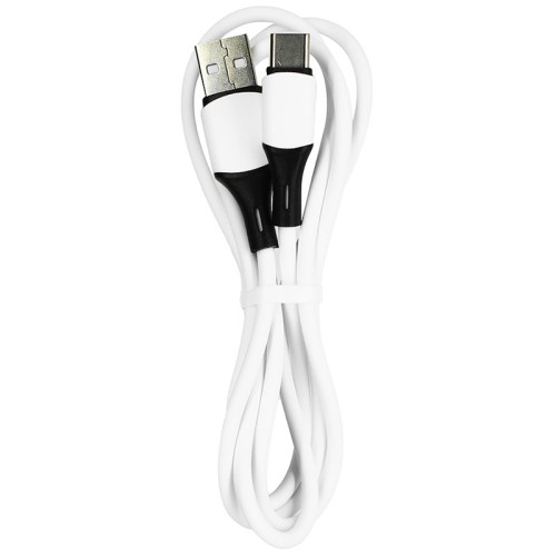 Кабель USB2 АM-Type C BOROFONE BX79 silicone white, 1м, 3A - зображення 2