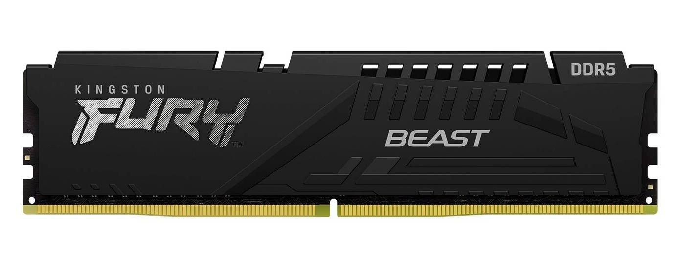 Пам'ять DDR5 RAM_16Gb (1x16Gb) 5600Mhz Kingston Fury Beast Black (KF556C40BB-16) - зображення 1