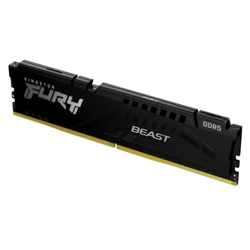 Пам'ять DDR5 RAM_16Gb (1x16Gb) 5600Mhz Kingston Fury Beast Black (KF556C40BB-16) - зображення 2