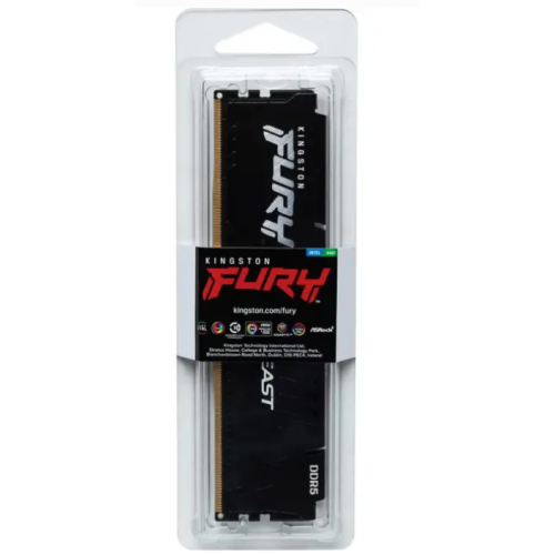 Пам'ять DDR5 RAM_16Gb (1x16Gb) 5600Mhz Kingston Fury Beast Black (KF556C40BB-16) - зображення 4